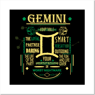 Gemini Posters and Art